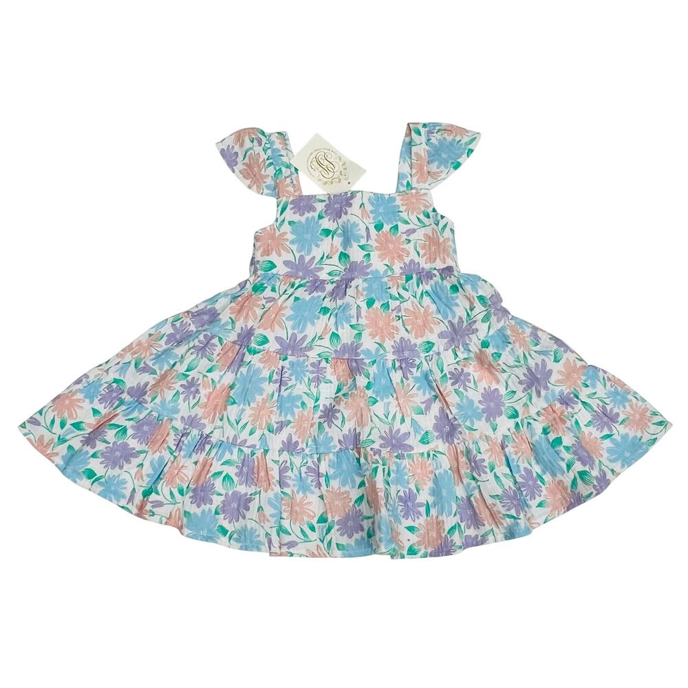 NWT TBBC 2T Tristen Tiered Dress in Glastonbury